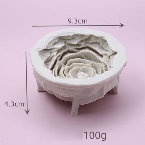 5 Peony Silicone Candle Casting Model Flower Silicone