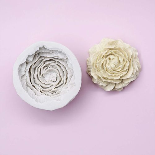 5 Peony Silicone Candle Casting Model Flower Silicone