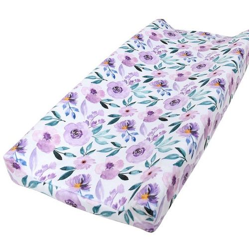 1Pc Super Soft Reusable Changing Pad Cover Printing Design Minky Material Baby Breathable Diaper Pad Sheets Cover