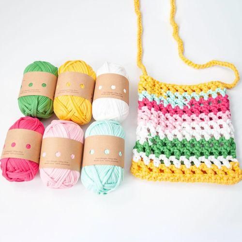 6Pcs Knitting Yarn Set Chunky Yarn  Making Material B