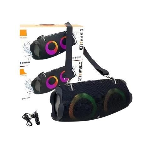 Bass Boost Bluetooth Speaker &ndash; Hifi &ndash; XTRMM4LED &ndash; Black