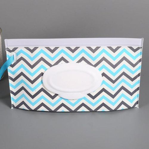Spot eva wet wipes bag baby wipes packaging bag portable flap extraction self-sealing wet wipes sub-bag black dot pattern