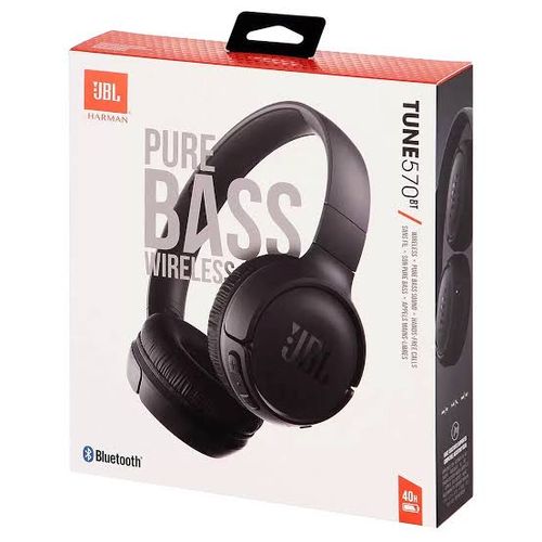 Jbl Tune 570BT Wireless On Ear Headphones Black