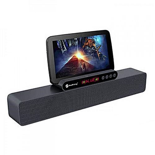 New Rixing NR-5017 Bluetooth TWS Wall Mountable Speaker for TV & Smartphones - Black