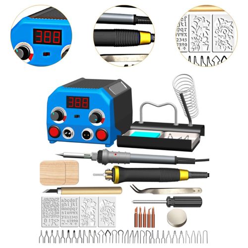 Wood Burning Kit With Replacement Tips  B