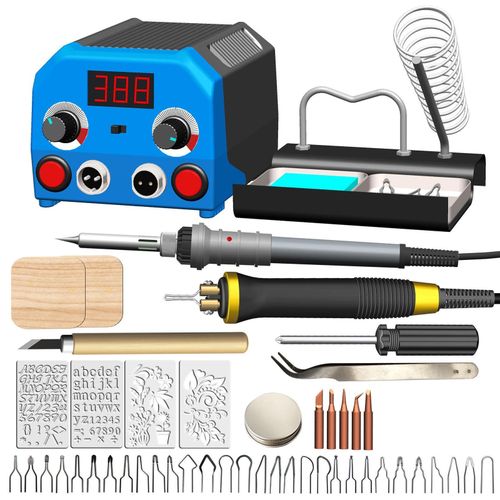 Wood Burning Kit With Replacement Tips  B