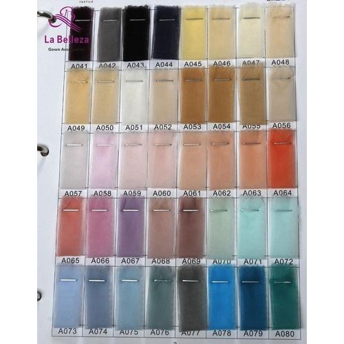 5 Yards/lot Multicolor Good Quanlity Net Yarn Fabric For Evening/wedding Dress Netting 150cm