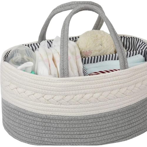 Baby Diaper Caddy Organizer Portable Holder Bag -Multicolor