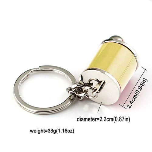 Six-speed Manual Shift Gear Keychain Key Ring Holder(Gold) NO5119