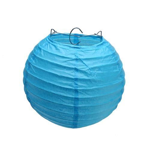 18Pcs Royal Blue Paper Lantern Set,Reusable Hanging