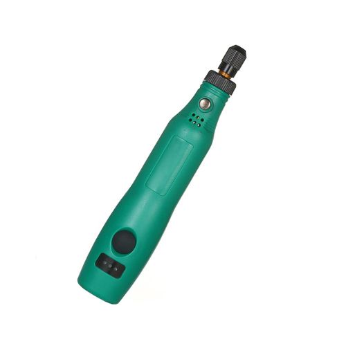 3.7V 1.2W Mini Electric Grinder Set Cordless Mini Handle Small Size Grinding Machine Carving Engraving Pen Trimming Milling Polishing Micro Household Grinder Drilling Cutting Engraving Tool Kit / Green NO5111