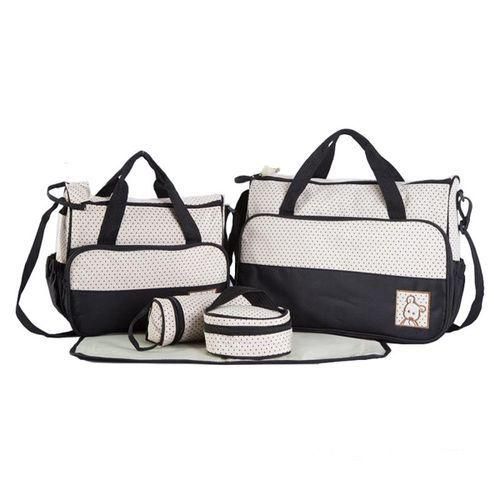 5 In 1 Baby Diaper Bag Set - Navy Blue