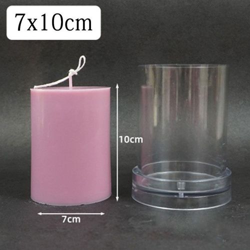3d Cylinder Pillar Candle Making Moulds Diy Handmade Scented Candle Soap Craft Making Plastic Mould Tools Candle Making Kit