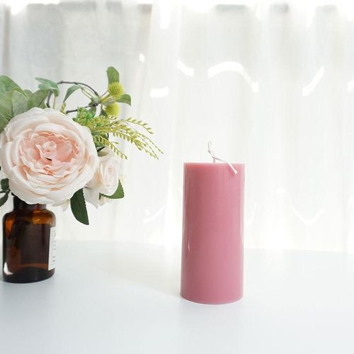 3d Cylinder Pillar Candle Making Moulds Diy Handmade Scented Candle Soap Craft Making Plastic Mould Tools Candle Making Kit