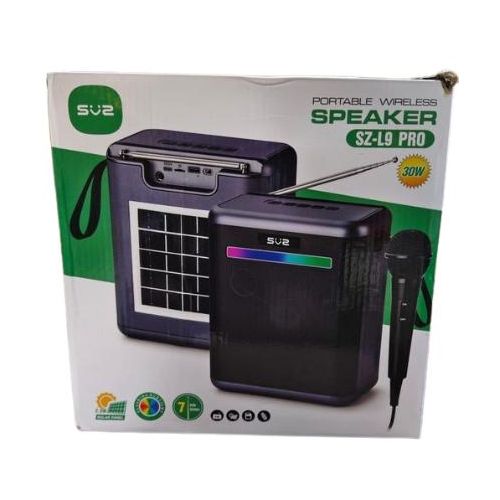 New Rixing Bluetooth Wireless Speaker With Microphone-Black