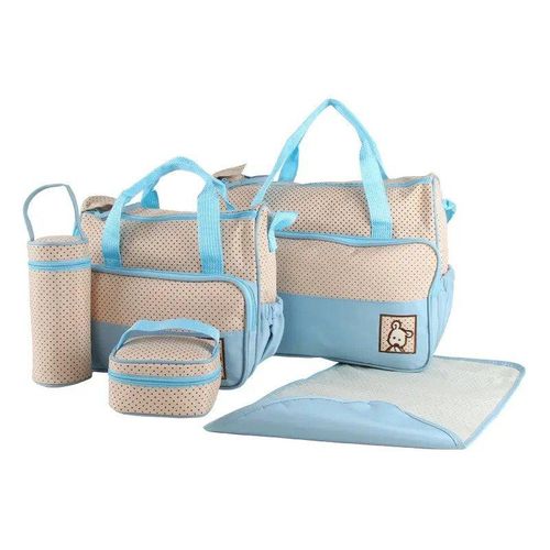 Dot Diaper Bags - Sky Blue