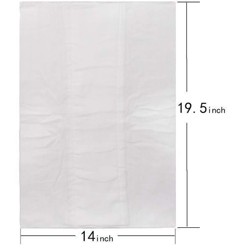 My Baby Dozen Of 12 Ply, Reusable Nappy Liners(Diapers Cloth) - White