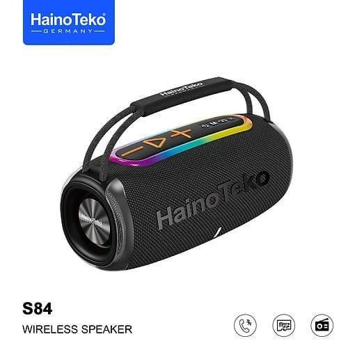 HAINOTEKO 360 Boombox Woofer Wireless Speakers Ortable Wireless Bluetooth Speaker With High Bass Clear Sound Mini Portable Music Box- Multicolor