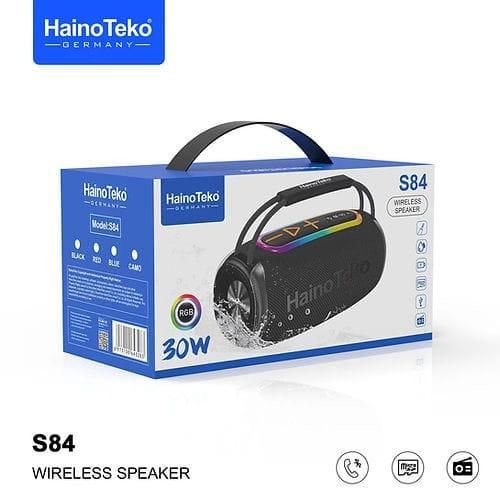 HAINOTEKO 360 Boombox Woofer Wireless Speakers Ortable Wireless Bluetooth Speaker With High Bass Clear Sound Mini Portable Music Box- Multicolor