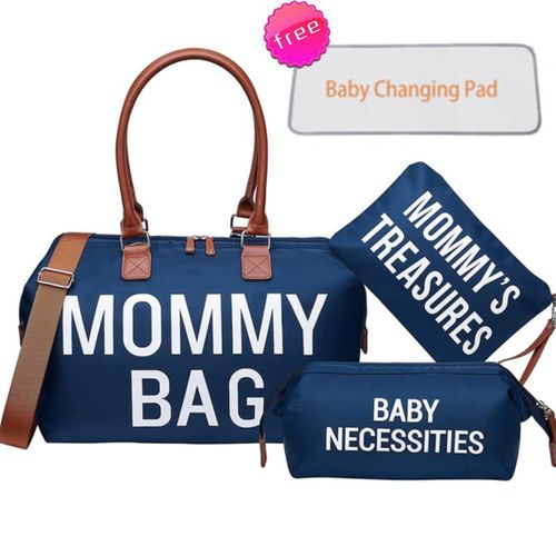 5pcs Mommy Bag Baby Diaper Bag Mommy Stroller Nappy Bag Set