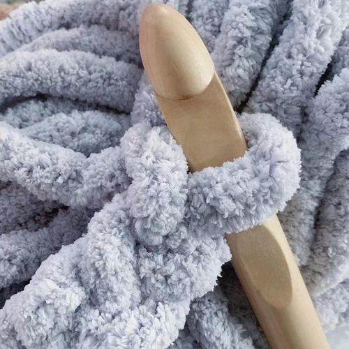 Thick Chunky Yarn Arm Knitting Yarn For Knitted White