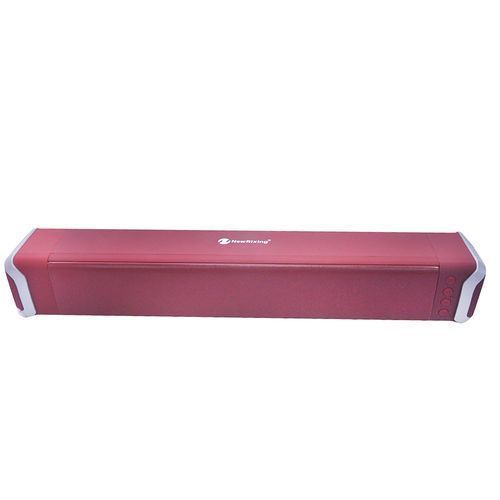 New Rixing Wireless Bluetooth Speaker Bass Home Theater Soundbar -Red