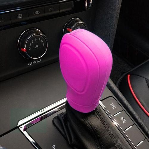 Car Silicone Automatic Gear Shift Knob Cover for Subaru Forester Crosstrek Legacy Impreza Outback XV STI MprezaGrey_WHITE
