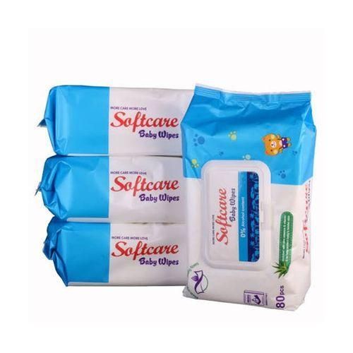 Soft Care Baby Wet Wipes 80pcs Value Pack (&times;3)