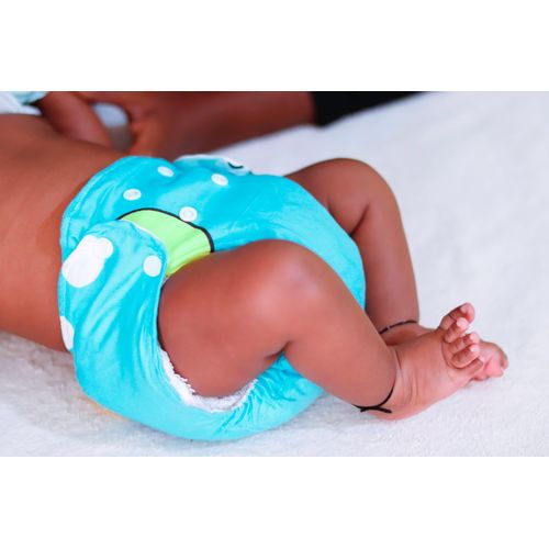 Reusable Baby Diapers With Nappy(Design May Vary)-Multicolour