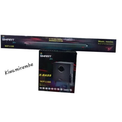 Smart Plus owerful 2.1 CH Multimedia Sounbar Home System With A Mega Base, Clear Sound - Black