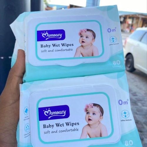 A set of momeasy Baby wipes- Blue