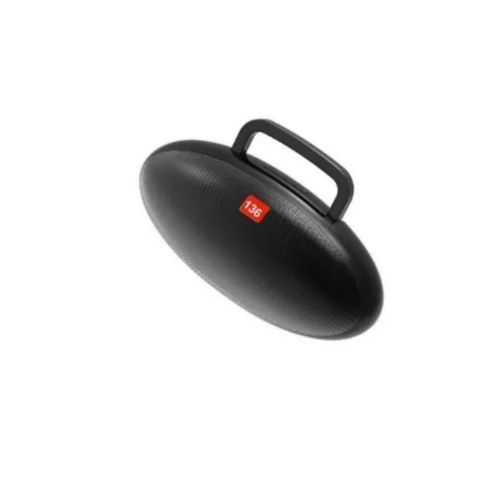 Super Bass Oval Blue Tooth Speaker- Black/BLUE