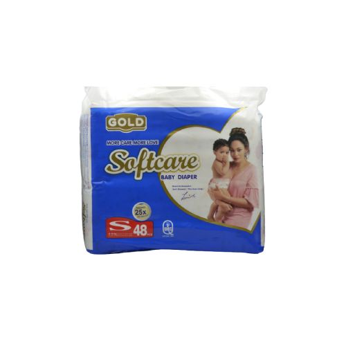 Softcare Baby Diaper Small Size - 48 pcs