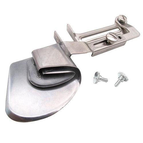1pcs Double Fold Clean Finish Swing-Away Hemmer Attachment For Industrial Sewing Machines Presser Foot Hem Pull Cylinder Tool