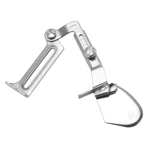 1pcs Double Fold Clean Finish Swing-Away Hemmer Attachment For Industrial Sewing Machines Presser Foot Hem Pull Cylinder Tool
