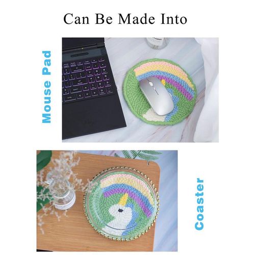 Scenery Punch Embroidery Full Kit With Punch Needle Embroidery Kits Sewing Tools Diy Cross Stitch Set Needlework Wool Home Decor