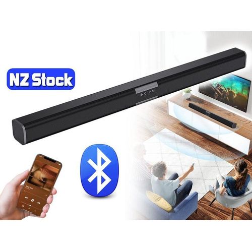 Rechargeable Wireless Bluetooth,TV, Office, Car ,Game ,Sound Bar Speakers -Black