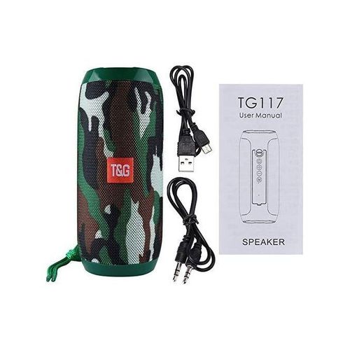 T&G Subwoofer Wireless Bluetooth Speaker - Camouflage
