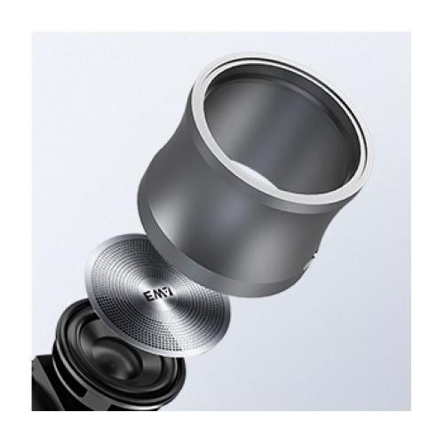 Mini Bluetooth Speaker With Bass Radiator- Silver