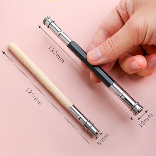 Pencil Extender Double-ended Pencil Holder Metal Pencil