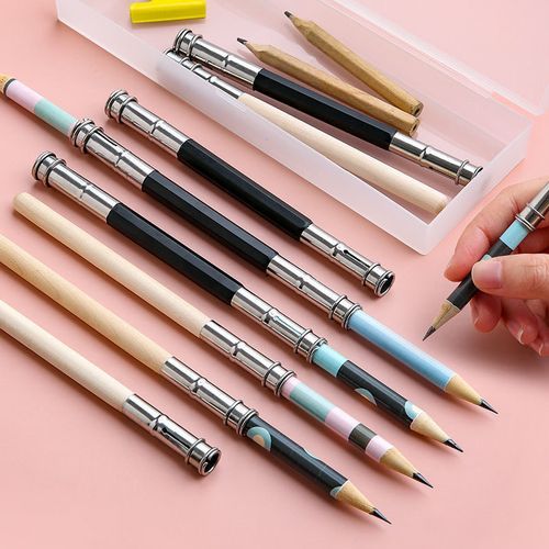 Pencil Extender Double-ended Pencil Holder Metal Pencil