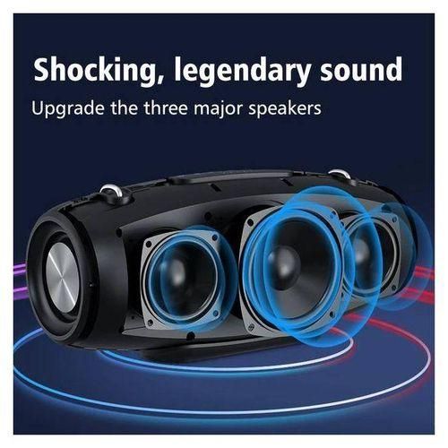 Zealot Amplified Rechargeable USB Sub - Woofer Speaker - Black