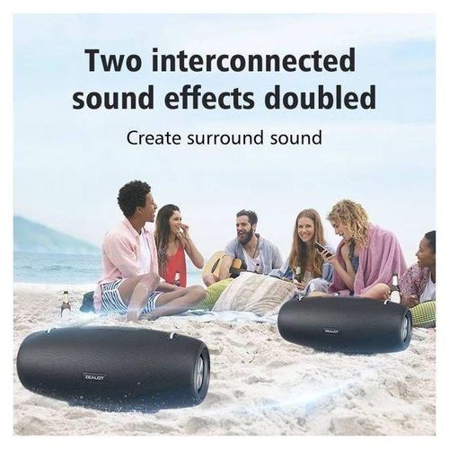 Zealot Amplified Rechargeable USB Sub - Woofer Speaker - Black