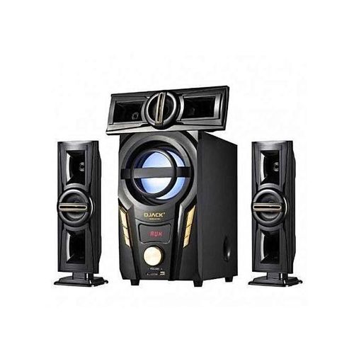 Djack New 2022 Latest Model Powerful Bluetooth Home Theatre System - Black
