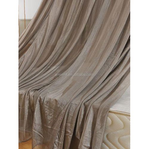 Block Emf 100% Silver Fiber Mosquito Net Fabric Shielding 40-50 Db Emf Protection Shielding Anti Radiation Conductive Fabric