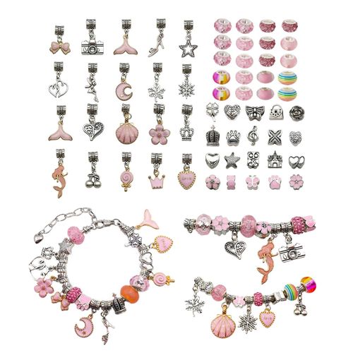 DIY Charm Bracelet Making Kit Snake Chain for Girls Teens Birthday