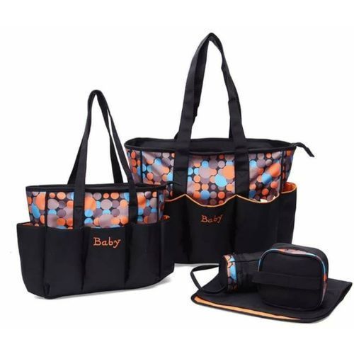 Baby 5 Pieces Diaper Bag - Multi-Color