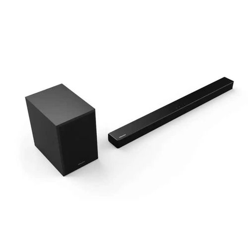 2.1 Surround Sound Bar Speaker With Inbuilt  Amplifier And Wireless Woofer-Black