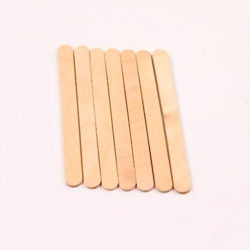 50   Pcs   Flat   Wooden   Lollipop   Stick   Wood   Ice