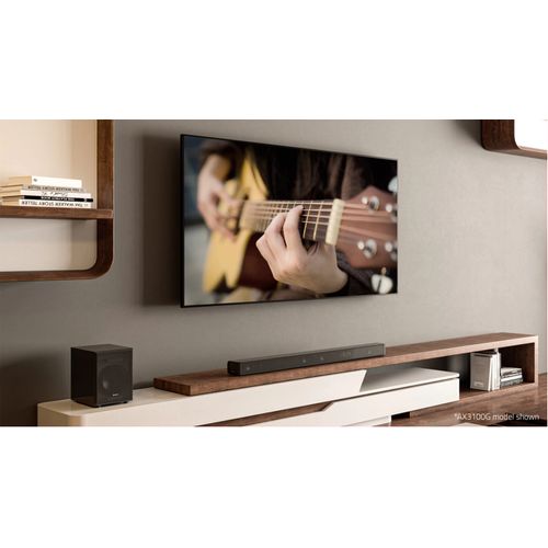 Hisense 3.1 Ch Dolby Atmos Soundbar With Wireless Subwoofer Bluetooth Very Clear Sound Perfect For Movies Watching-Black